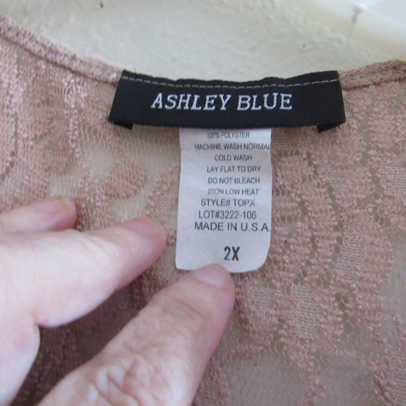 Ashley Blue___ Tan Cover Up  Size 2X - Picture 4 of 6